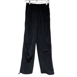 DSG Womens Parachute Pants Size XS Black Polyester Lightweight Everyday Jogger